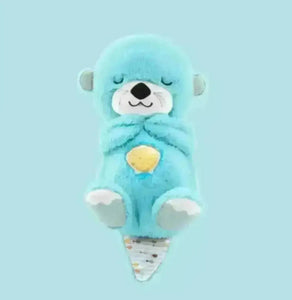 Breathing Teddy med beroligende oter-plysj tekshop.no