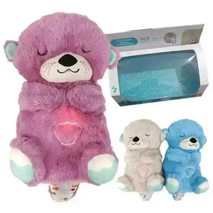 Breathing Teddy med beroligende oter-plysj tekshop.no