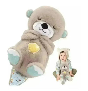 Breathing Teddy med beroligende oter-plysj tekshop.no