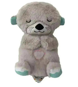 Breathing Teddy med beroligende oter-plysj tekshop.no