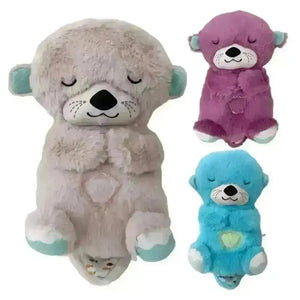 Breathing Teddy med beroligende oter-plysj tekshop.no