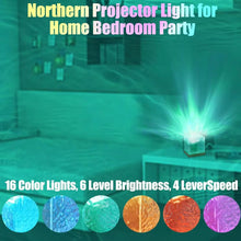 Load image into Gallery viewer, Galaxy projector Water Wave Dynamic Northern Lights Lamp - Nordlyslampe Cube tekshop.no