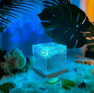 Galaxy projector Water Wave Dynamic Northern Lights Lamp - Nordlyslampe Cube tekshop.no