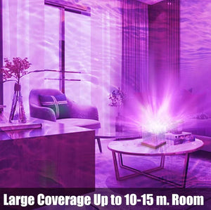 Galaxy projector Water Wave Dynamic Northern Lights Lamp - Nordlyslampe Cube tekshop.no