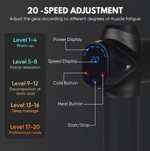 Hot Heat and Cold Massage Gun tekshop.no