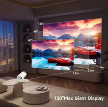 Load image into Gallery viewer, HY300 Pro Projector Android 11.0 bærbar projektor med 1000 spill tekshop.no