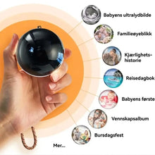 Load image into Gallery viewer, Personlig videokule med skjerm | Spill av dine minner - tekshop.no
