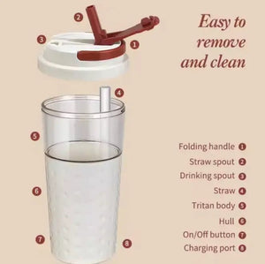 Oppladbar kaffekopp blender - tekshop.no