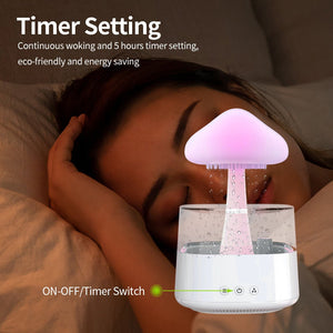 Rain Cloud Night Light Humidifier Diffuser tekshop.no