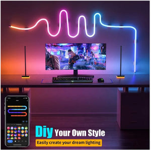 TUYA Neon LED strip lights with music sync RBGIC og WIFI tekshop.no