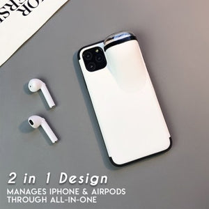 2 in1 AirPods IPhone Case tekshop.no