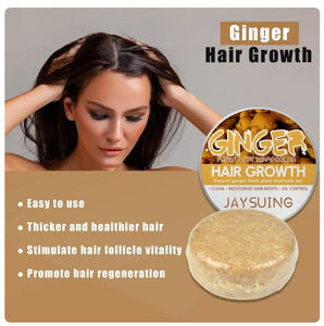 2 stk Ginger Hair Regrowth Shampoo Bar tekshop.no