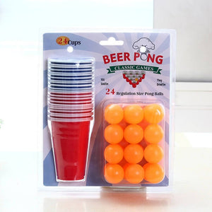 24 Orginale Beer Pong kopper med 6 Ping Pong baller tekshop.no