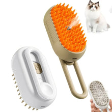 Load image into Gallery viewer, 3-i-1 Steamy pet brush elektrisk kam børste med damp og massasje tekshop.no