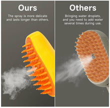 Load image into Gallery viewer, 3 In 1 Steamy Cat and Dog Grooming Brush - Steam Brush tekshop.no