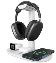 Load image into Gallery viewer, 4-in-1 headphones lade stativ med headphone charger stand to Apple AirPods Max tekshop.no