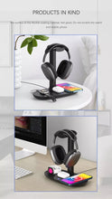 Load image into Gallery viewer, 4-in-1 headphones lade stativ med headphone charger stand to Apple AirPods Max tekshop.no