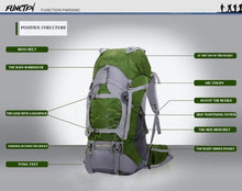 Load image into Gallery viewer, 60L Sport bag Hiking Backpack tekshop.no
