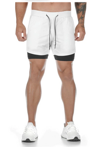 Gym shorts med Compression under tights og sidelomme tekshop.no