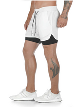 Load image into Gallery viewer, Gym shorts med Compression under tights og sidelomme tekshop.no
