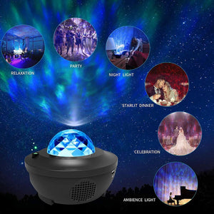 Galaxy LED projector lights - Stjernehimmel projektor tekshop.no