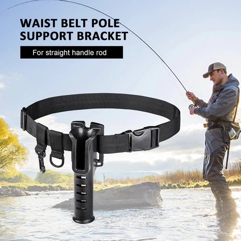 Adjustable Belt Fishing Rod Holder fiske stang belt tekshop.no