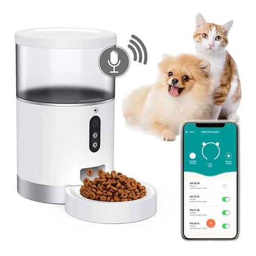 Automatisk hundemater- og kattemat dispenser tekshop.no