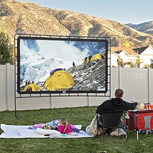 Bærbar gigantisk utendørs filmskjerm - Portable Giant Outdoor Movie Screen - tekshop.no