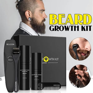 Beard growth kit 4 i 1 skjeggvekst set tekshop.no
