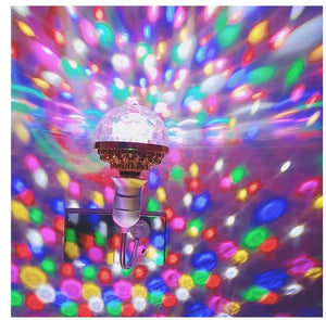Colorful Rotating Disco Ball Light med Norsk Stikkontakt allerede tilkoblet tekshop.no