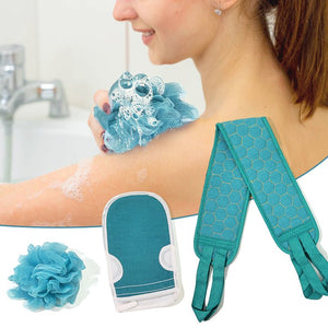 Exfoliating Glove – Body and Back Scrub Remover set tekshop.no