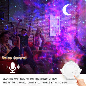 Galaxy lights projector med App og smart home WIFI tilkobling tekshop.no