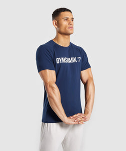Gymshark Apollo T-Shirt - Blue tekshop.no
