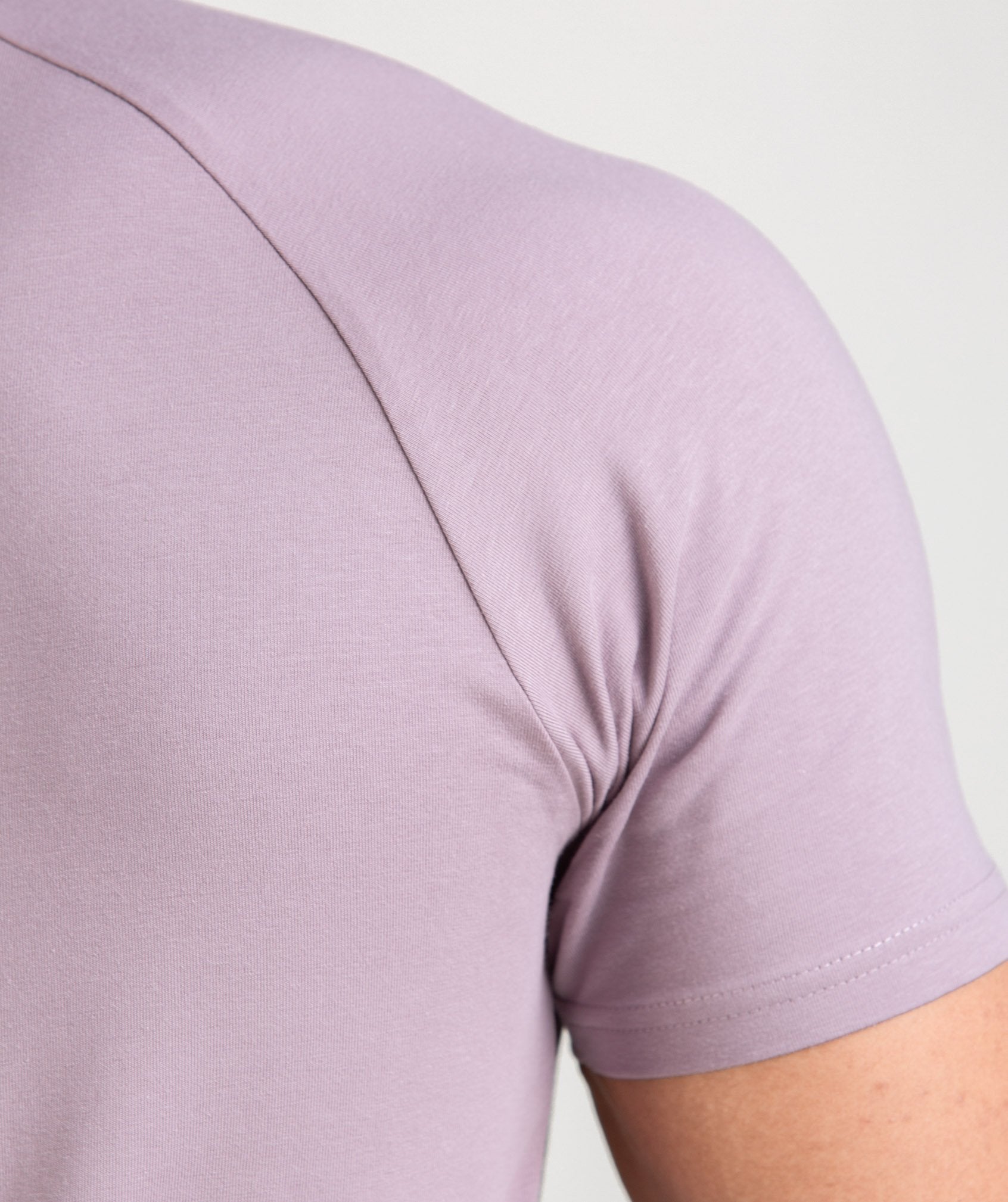 Gymshark Apollo T-Shirt - Purple Chalk/White 