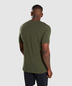 Gymshark Critical T-Shirt - Green - tekshop.no