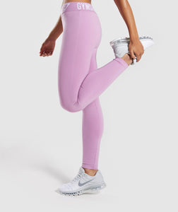 Gymshark Fit Leggings - Pink - tekshop.no