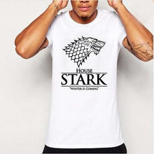 Load image into Gallery viewer, House of Stark Winterfell Wolf T - shirts - tekshop.no