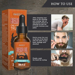 Hurtigvirkende beard oil for rask skjeggvekst fast beard growth - tekshop.no