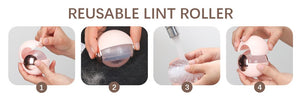 Lint Roller Hair Remover Ball - Lint hund og katte hår fjerner - tekshop.no