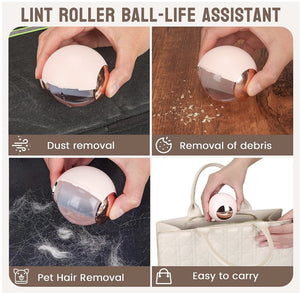 Lint Roller Hair Remover Ball - Lint hund og katte hår fjerner - tekshop.no