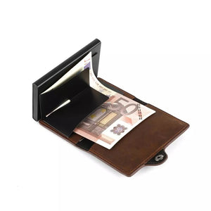 Lomme og Kredittkortholder RFID Beskyttelse med glidlås tekshop.no