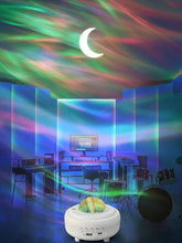Load image into Gallery viewer, Nordlysbildeprojektor - stjernehimmel projektor med Bluetooth-høyttaler tekshop.no