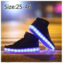 Load image into Gallery viewer, Orginale Led Jordans © Sky Top light up led shoes tekshop.no