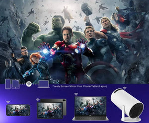 Portable 4K Projector with Android share screen system tekshop.no