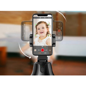 Portable Auto 360 degree rotation Tracking selfie stand tekshop.no