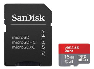 SANDISK microSDHC 16GB A1 - tekshop.no
