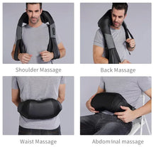 Load image into Gallery viewer, Shiatsu-masserer med varmepute til nakke, skuldre &amp; rygg tekshop.no