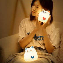Load image into Gallery viewer, Silicone Cute kids LED Night lamp tekshop.no