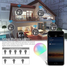Load image into Gallery viewer, Smart WiFi Alexa Light Bulbs LED RGB Color - tekshop.no