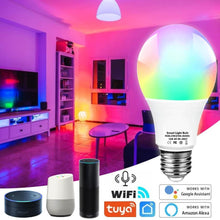 Load image into Gallery viewer, Smart WiFi Alexa Light Bulbs LED RGB Color - tekshop.no